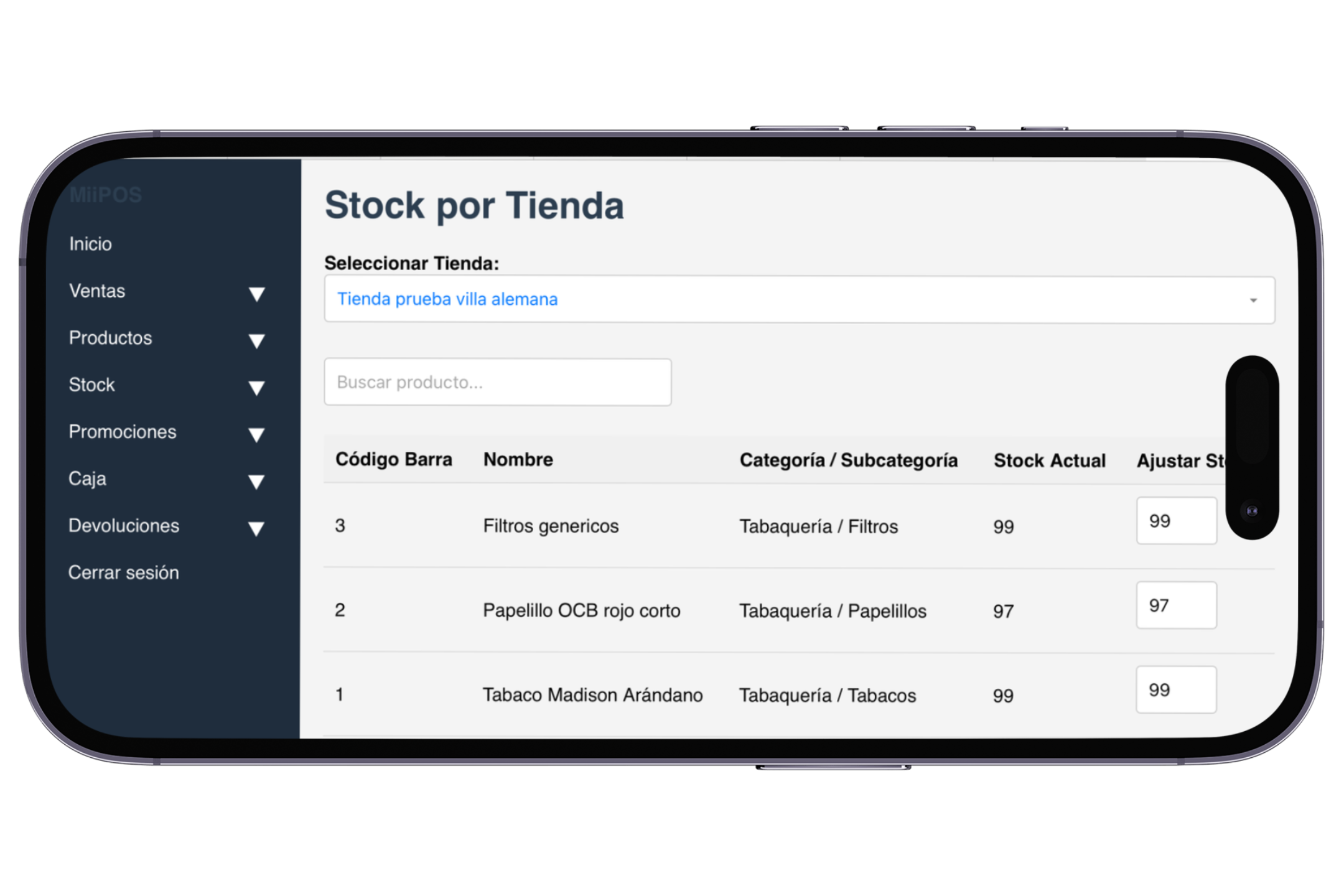 Gestión de postulaciones y tiendas